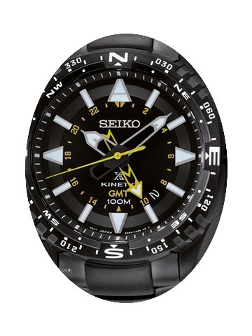 Seiko SUN047P1 Prospex Kinetic GMT 46mm ...