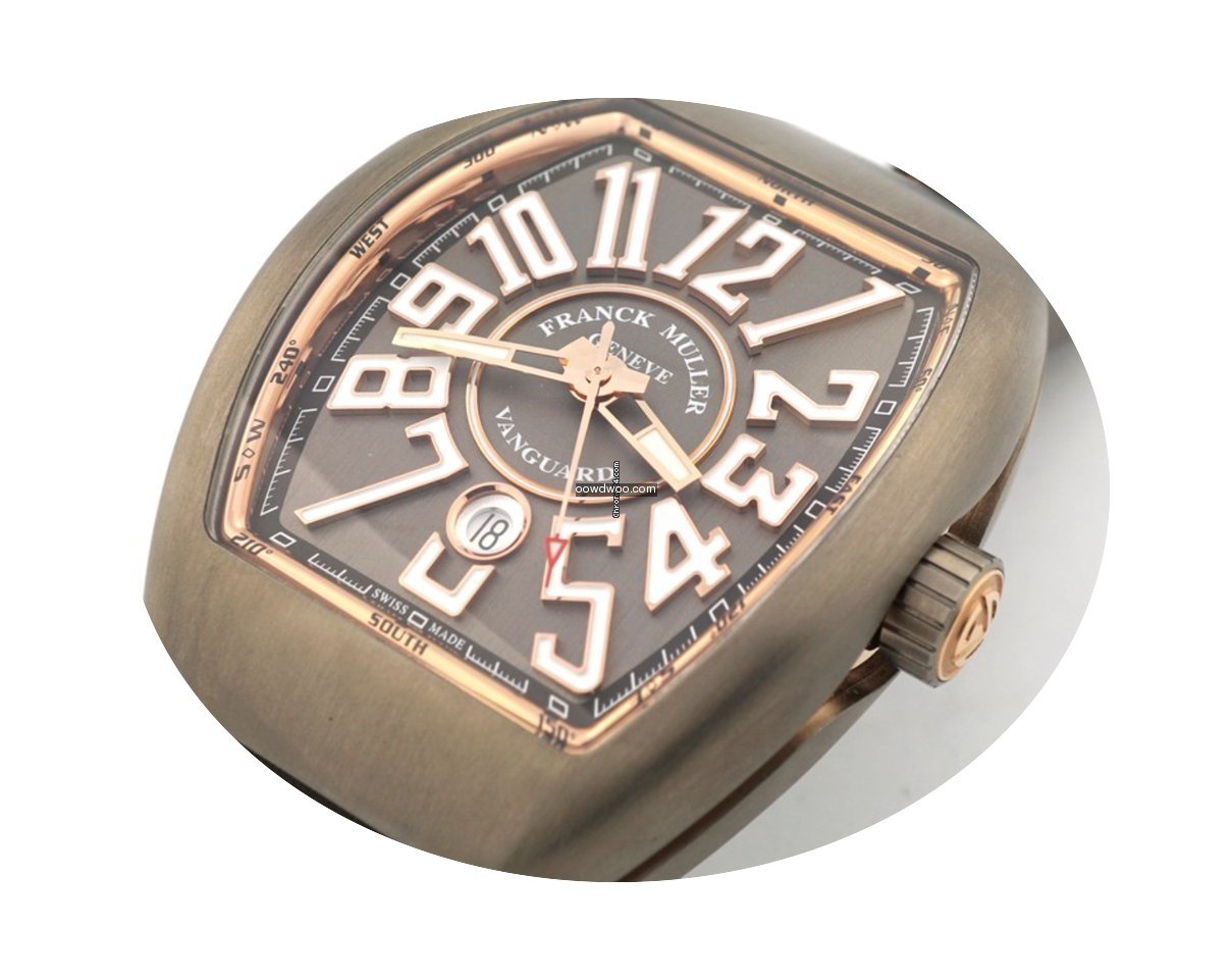 Franck Muller Vanguard Titanium and 18k ...