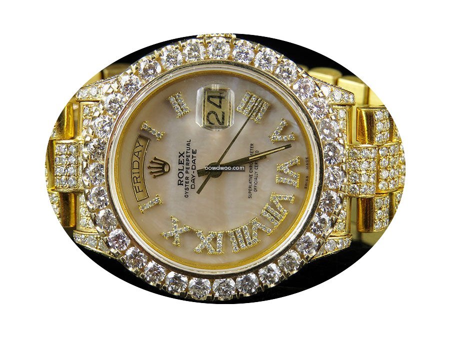 Rolex Amazing 18K Mens Yellow Gold Rolex...