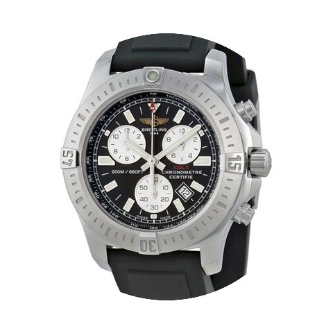 Breitling Colt Chronograph Black Dial Bl...
