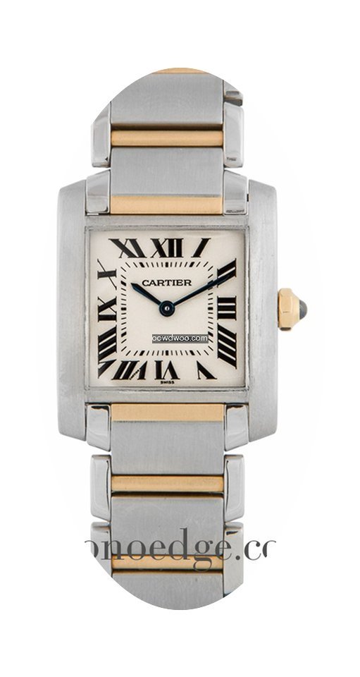Cartier Tank Francaise Steel and 18ct Ye...