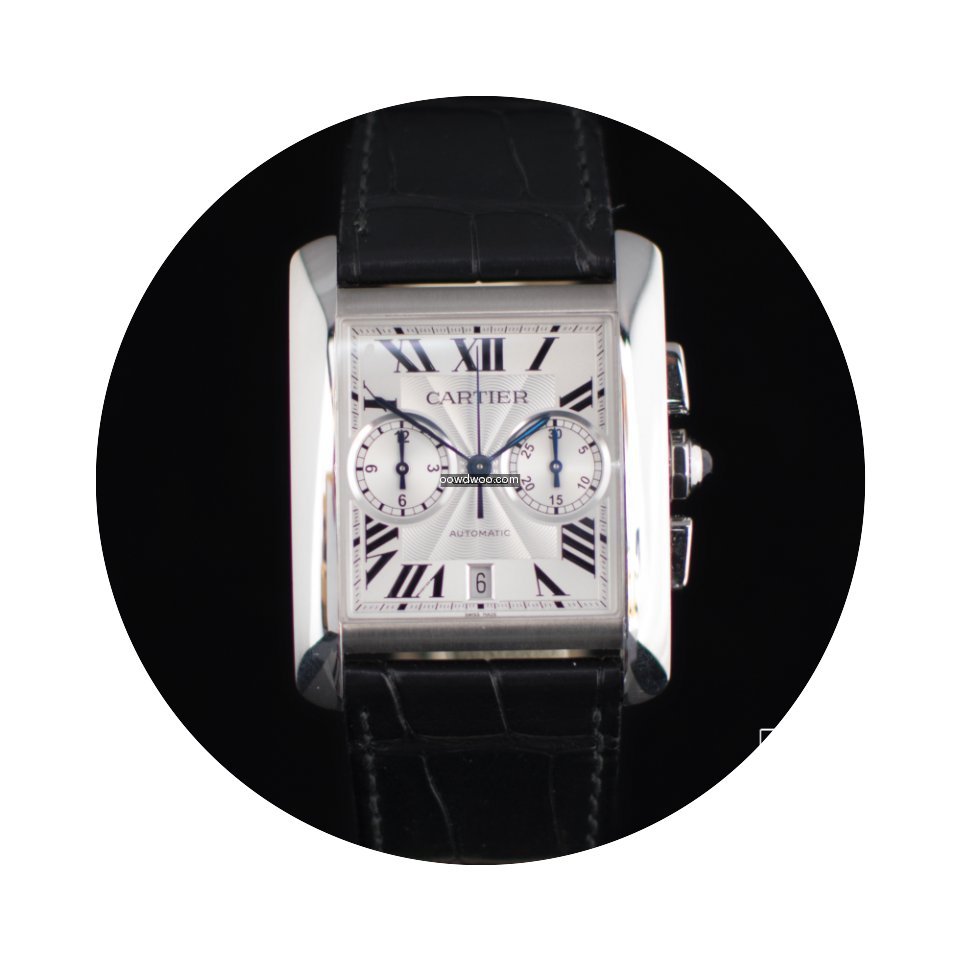 Cartier Tank MC Stainless Steel Large Mo...