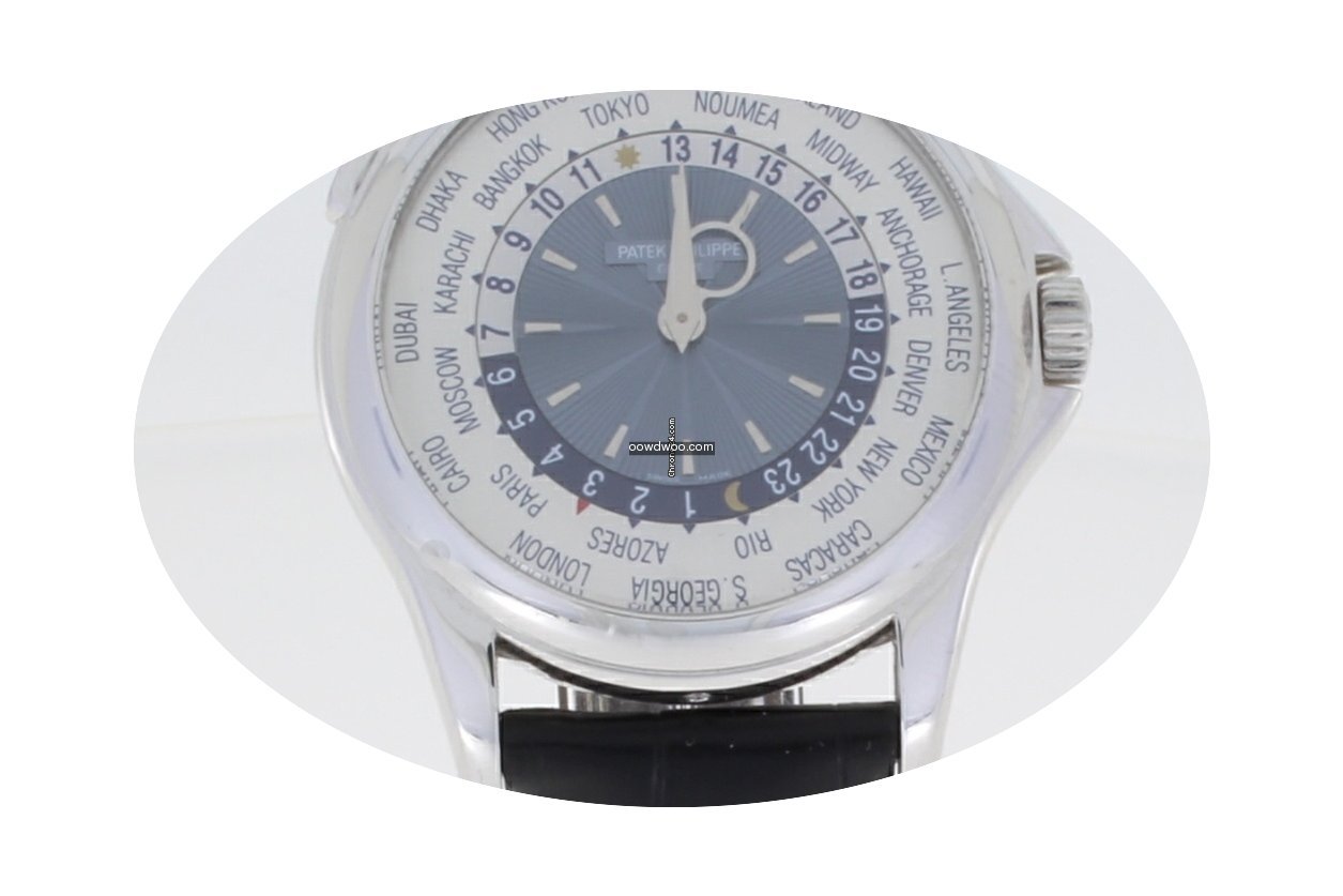 Patek Philippe Worldtimer 5130p Platinum...