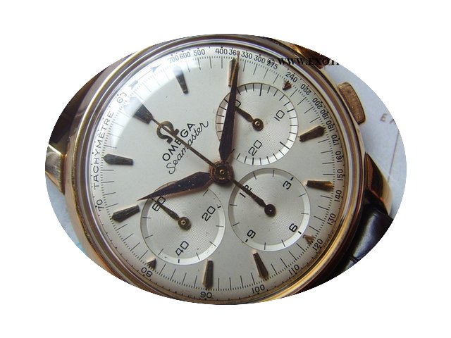 Omega 1967 Rare 18K RED GOLD Omega SEAMA...