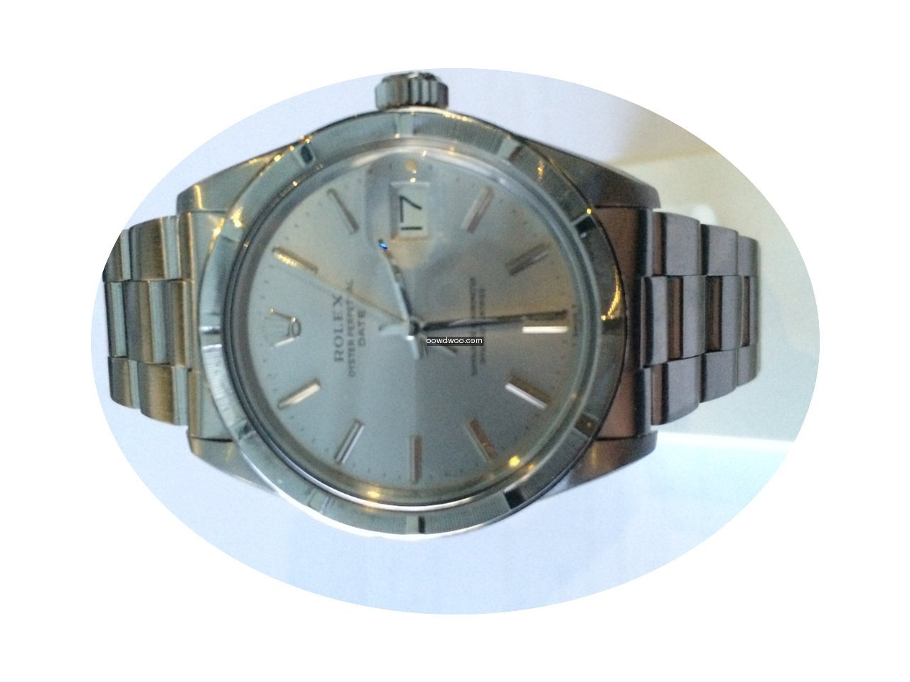 Rolex Date 1501 steel aut. oyster bracel...