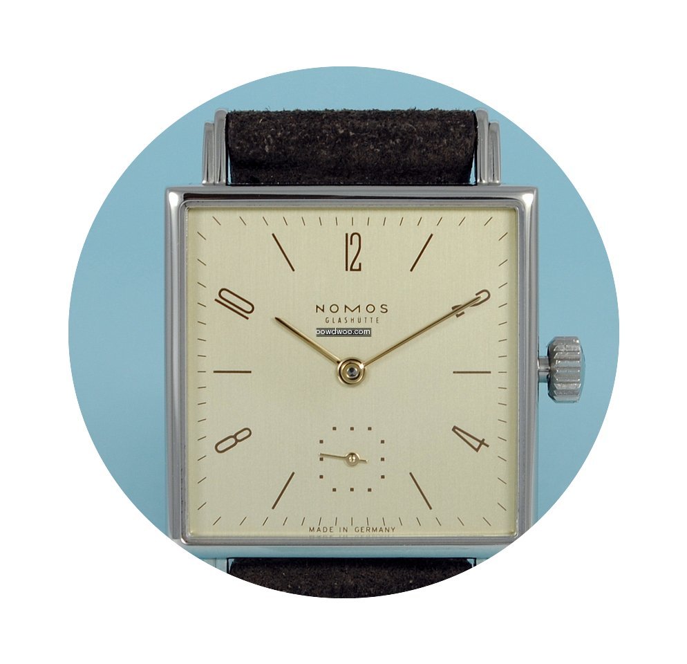 Nomos Glashütte Tetra 27 Karat Edelstah...
