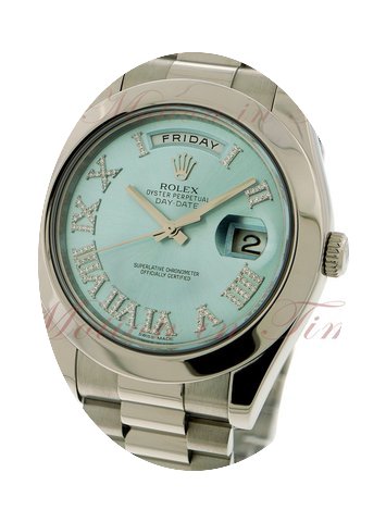 Rolex Day-Date II President, Ice Blue Di...