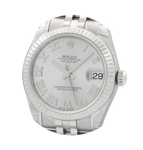 Rolex Datejust Stainless Steel 31mm Rhod...