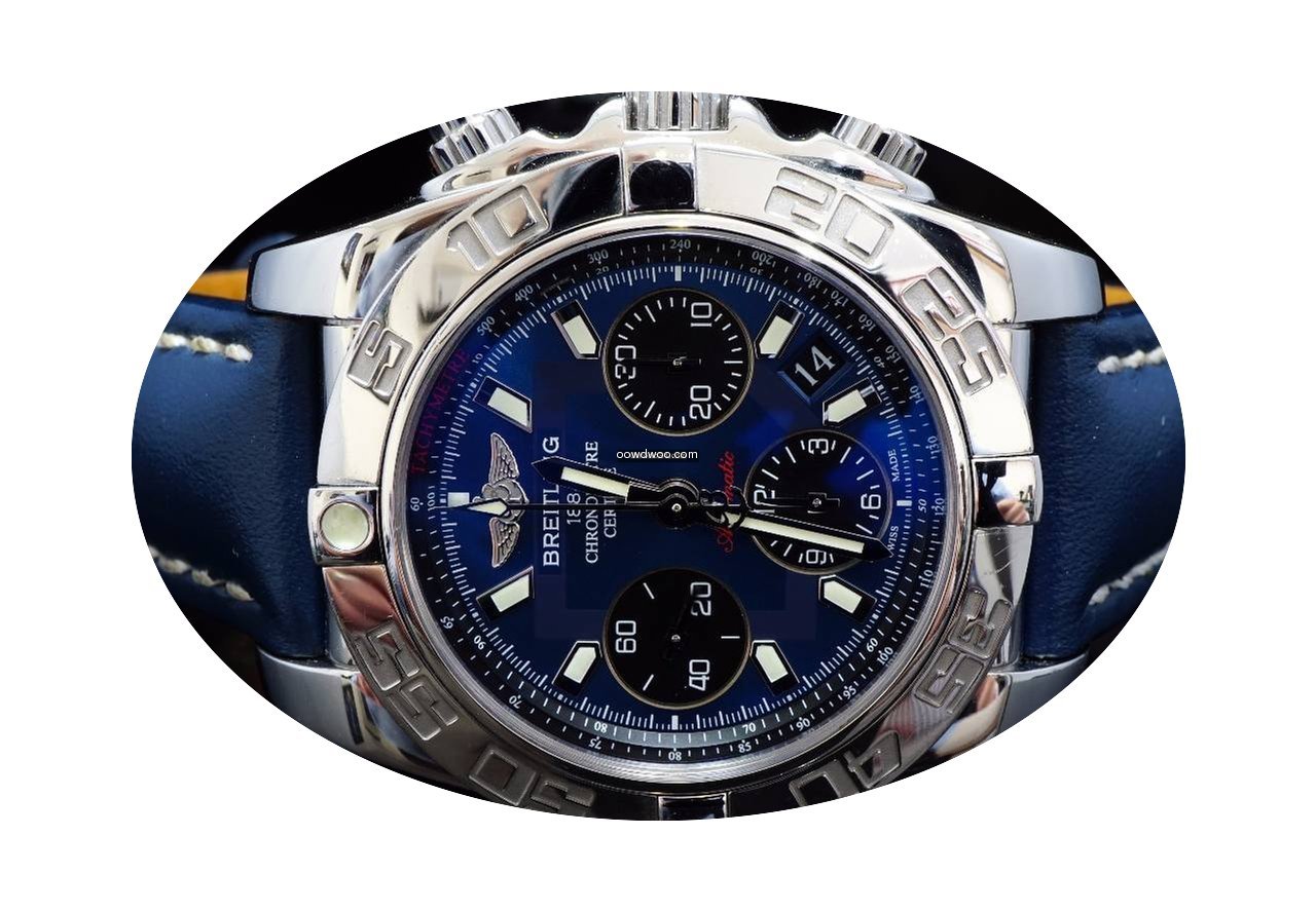 Breitling 2015 Chronomat 41, Stel, Blue,...