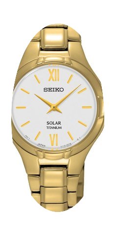 Seiko Solar SUP282P1 Elegante Damenuhr S...