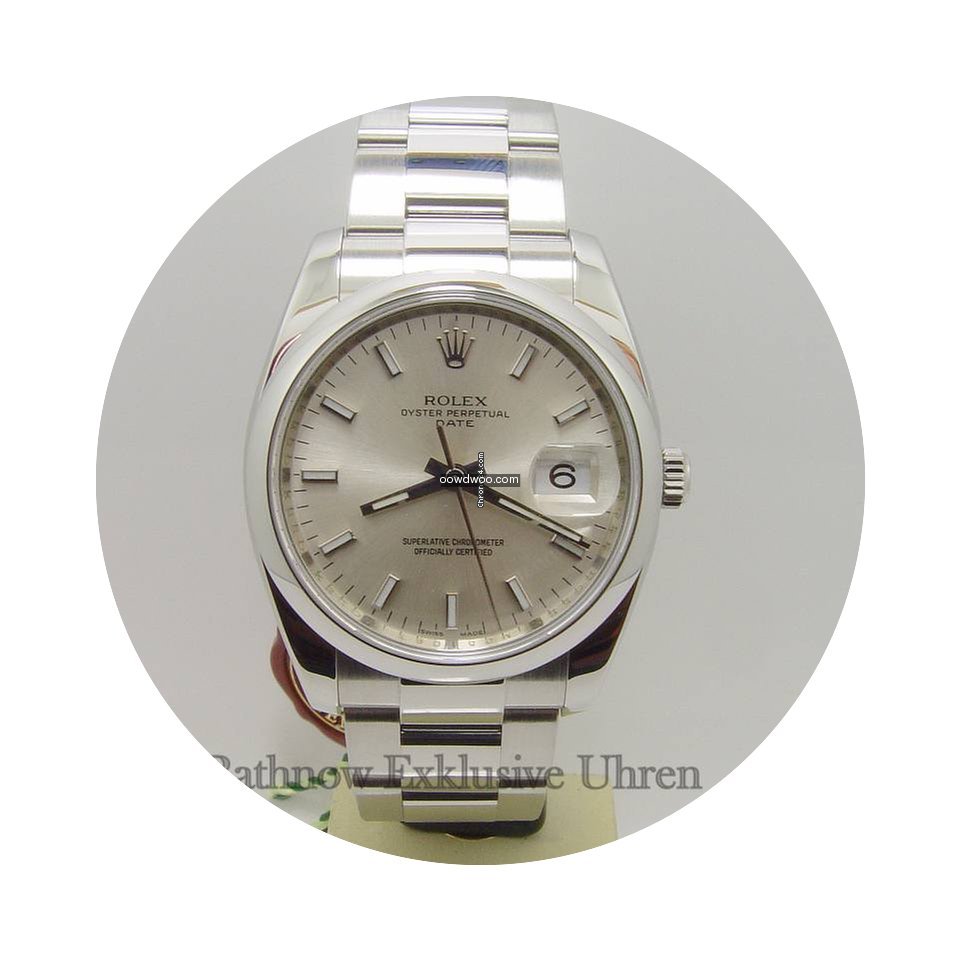 Rolex Oyster Date 34mm Stahl...