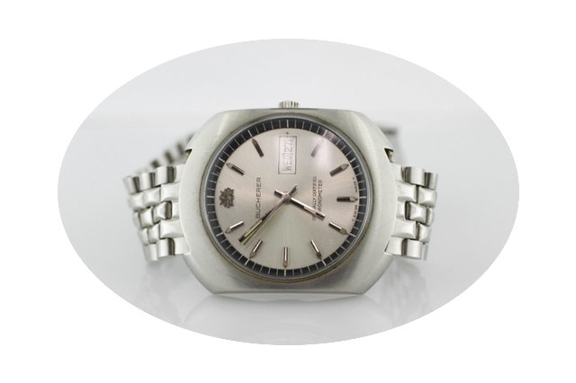 Carl F. Bucherer Vintage Stainless Steel...