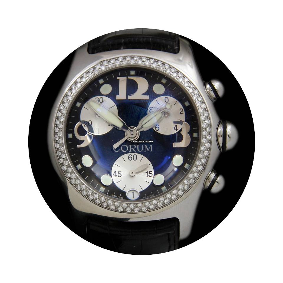Corum Bubble Swiss Watch 45mm Black Dial...
