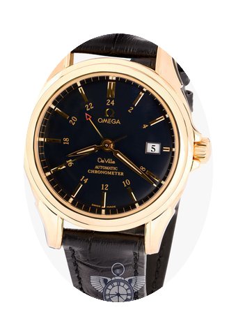 Omega De Ville Co-Axial GMT Chronometer...