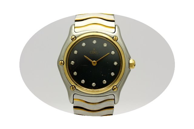 Ebel Classic Wave mit Brillanten Zifferb...