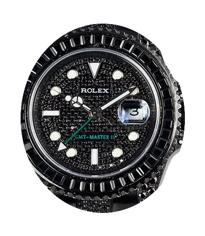 Rolex GMT-Master II Black PVD Black Diam...
