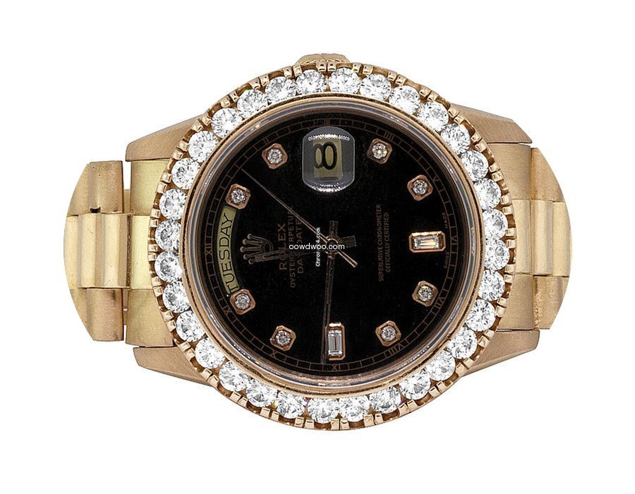 Rolex 18K Mens Rose Gold Rolex President...
