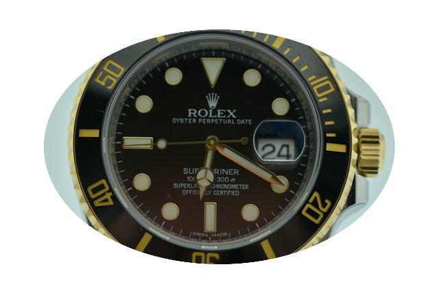 Rolex SUBMARINER CERAMIK ACC ORO 116613 ...