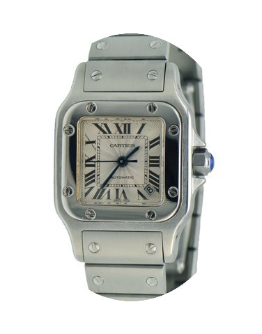 Cartier Santos Galbee Stainless Steel 24...