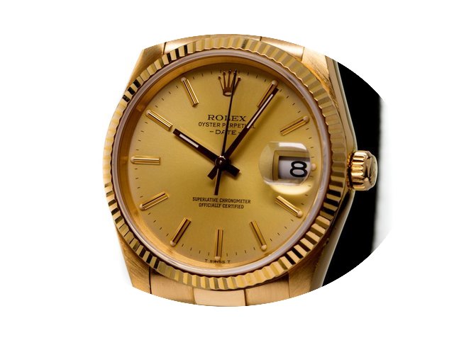 Rolex DATE Ref-15238 18k Yellow Gold Bj-...