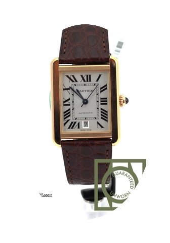 Cartier Tank Solo XL red pink gold or ro...