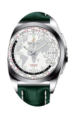 Breitling Galactic Unitime White Dial Gr...