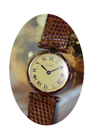 Cartier 925 Gold-plated Ladies Quartz (n...