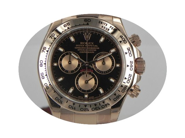Rolex DAYTONA ORO ROSA QUADRANTE NERO...