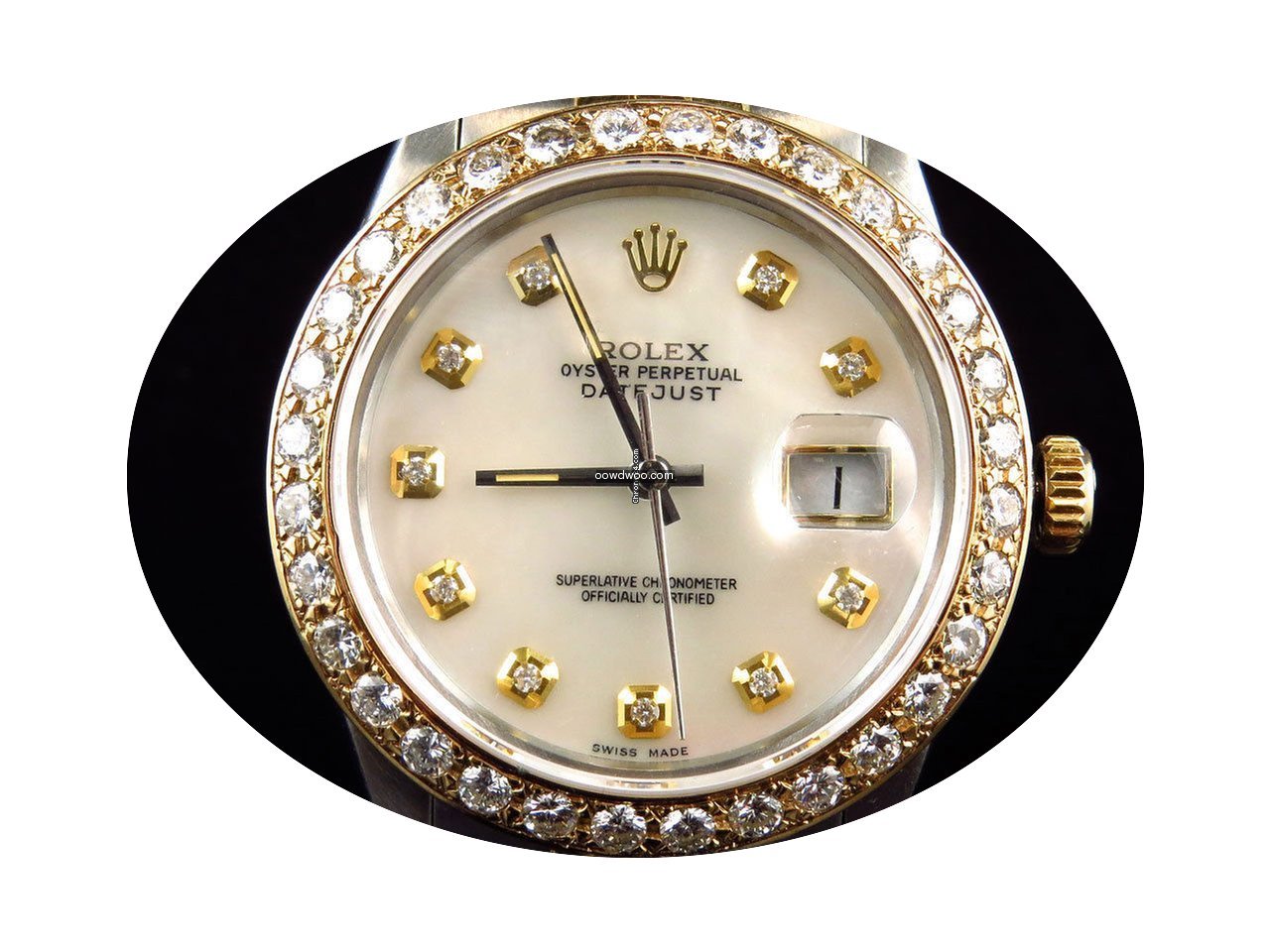 Rolex Mens Rolex Datejust 2 Tone Oyster ...