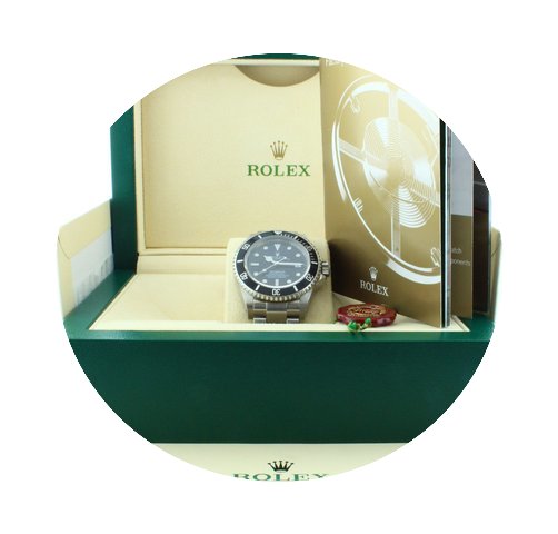 Rolex 16600 Stainless Steel Black Sea-Dw...
