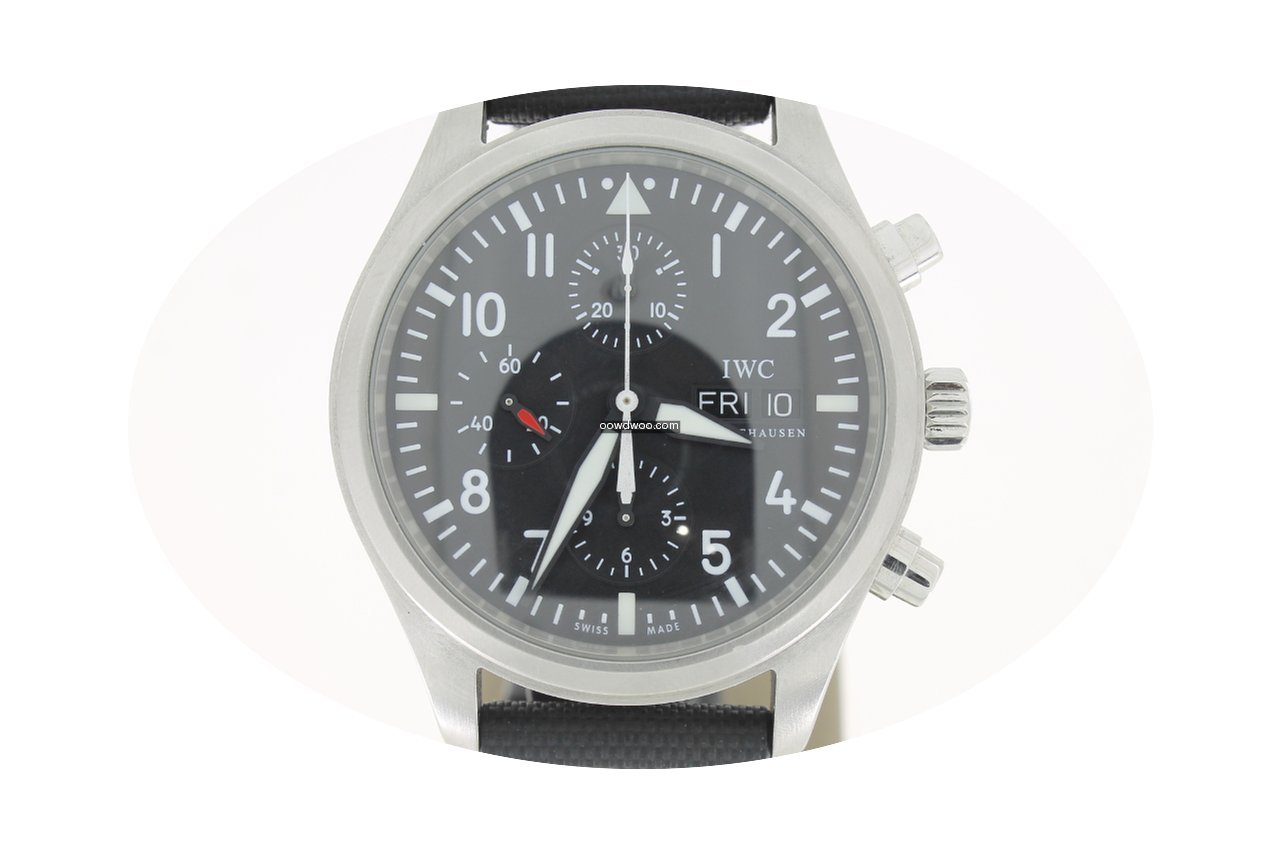 IWC Pilot chronograph Steel Day&Date (B&...