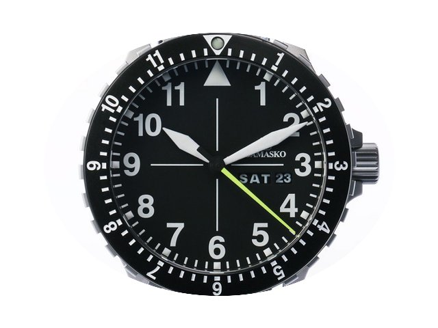 Damasko DA46 Stahl Automatik Lederband F...