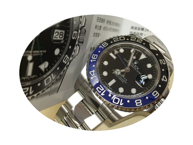 Rolex 116710BLNR Black Blue GMT Master I...