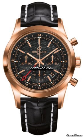 Breitling Transocean Chronograph GMT Bla...