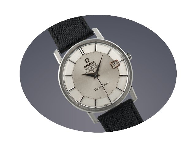 Omega Constellation watch with Pie-Pan d...