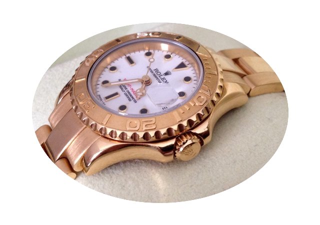 Rolex Oyster Yacht-Master Yellow Gold Wh...