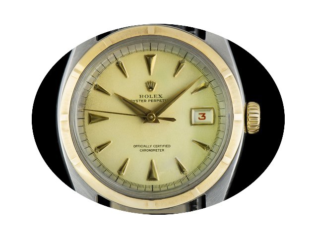 Rolex S/G Semi Bubble Back Vintage Oyste...