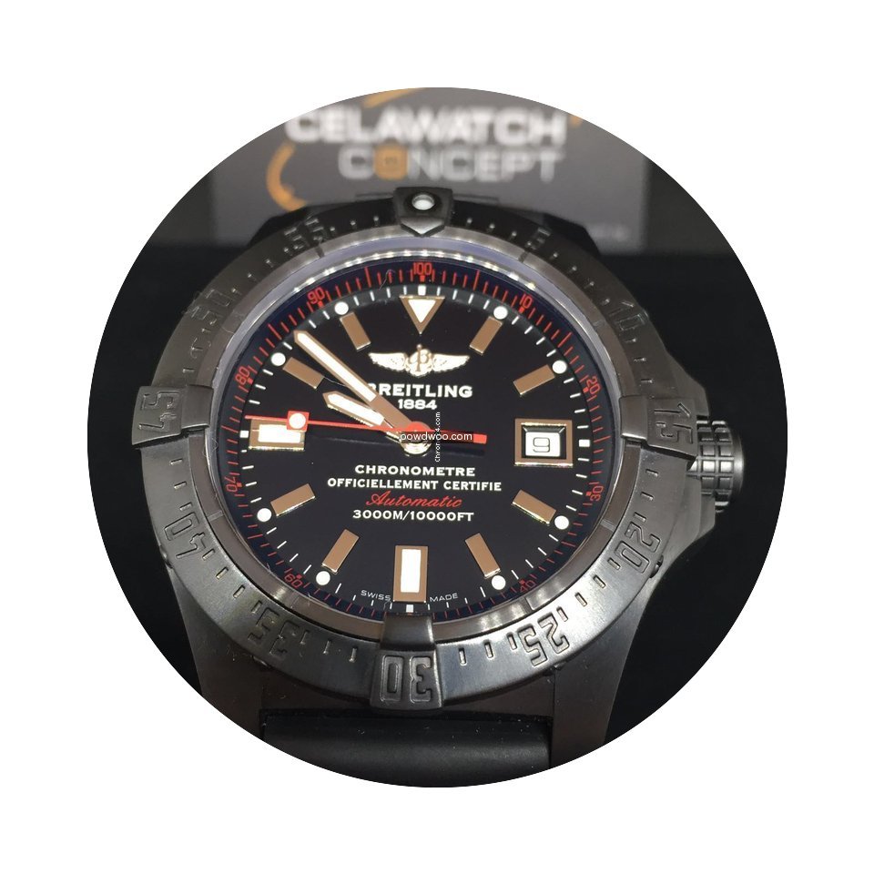 Breitling Avenger Seawolf Blacksteel (Ye...