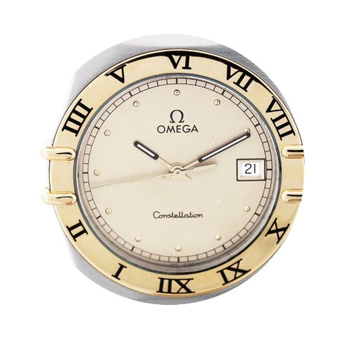 Omega Constellation Mens Two Tone Watch...