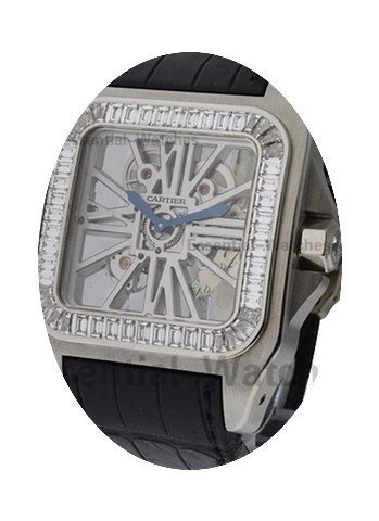 Cartier Santos 100 XL Palladium Skelton ...