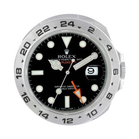 Rolex Explorer Ii Automatic Black Dial W...