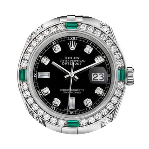 Rolex Datejust 36mm Steel Black Emerald ...