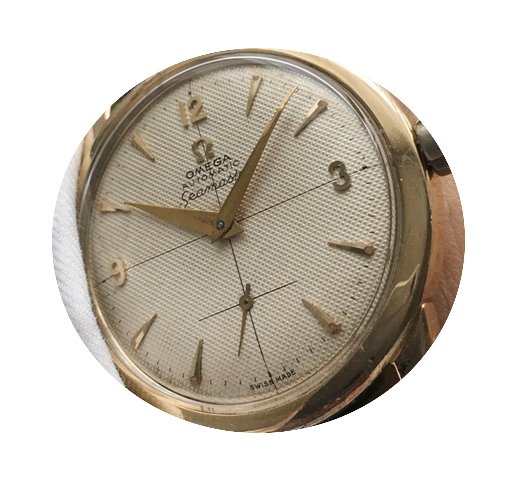 Omega Pink gold rose red Seamaster Autom...