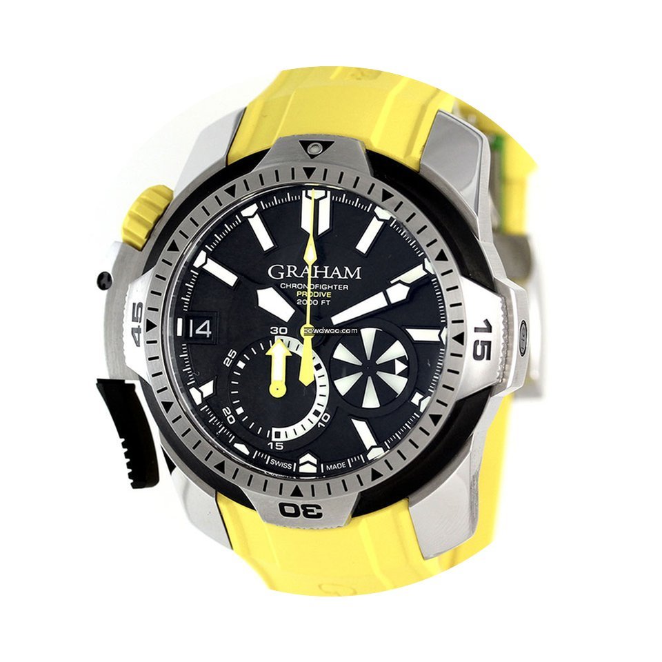 Graham Chronofighter Prodive Black / Yel...