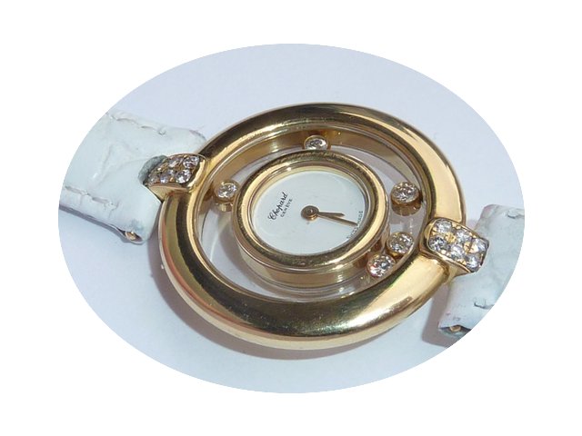 Chopard 5x floating Happy Diamond factor...