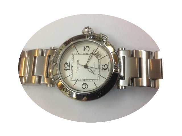 Cartier Pasha Seatimer stainless steel R...