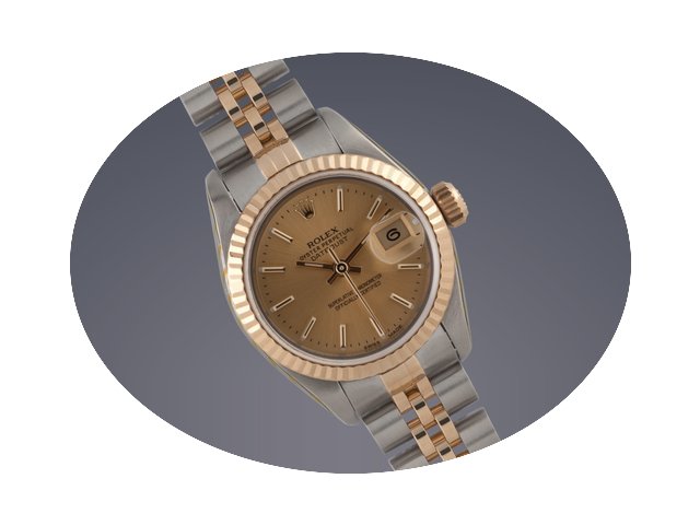 Rolex Ladies Datejust steel & gold o...