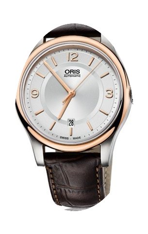 Oris Classic Date Farbe Weiß Gold...