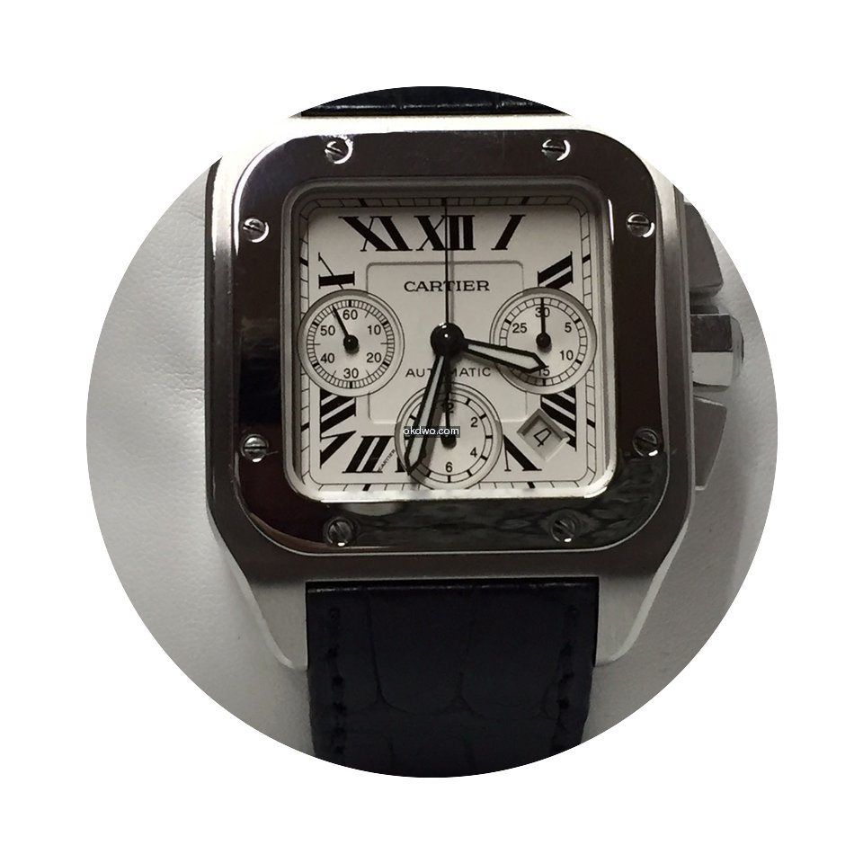 Cartier Santos 100 XL Chrono Stainless S...