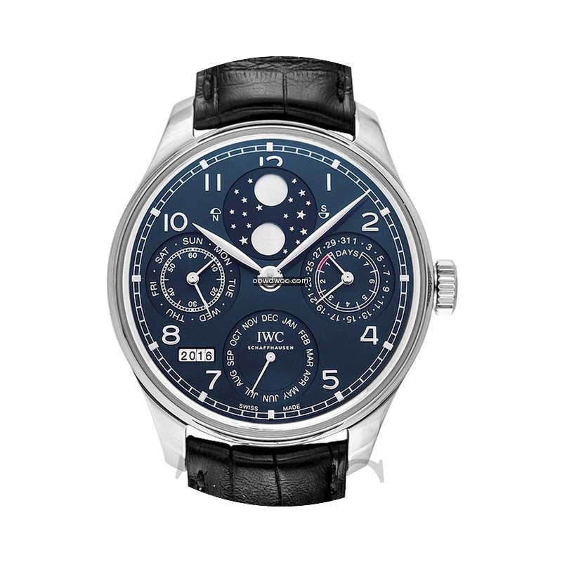 IWC Portugieser Perpetual Calendar Blue ...